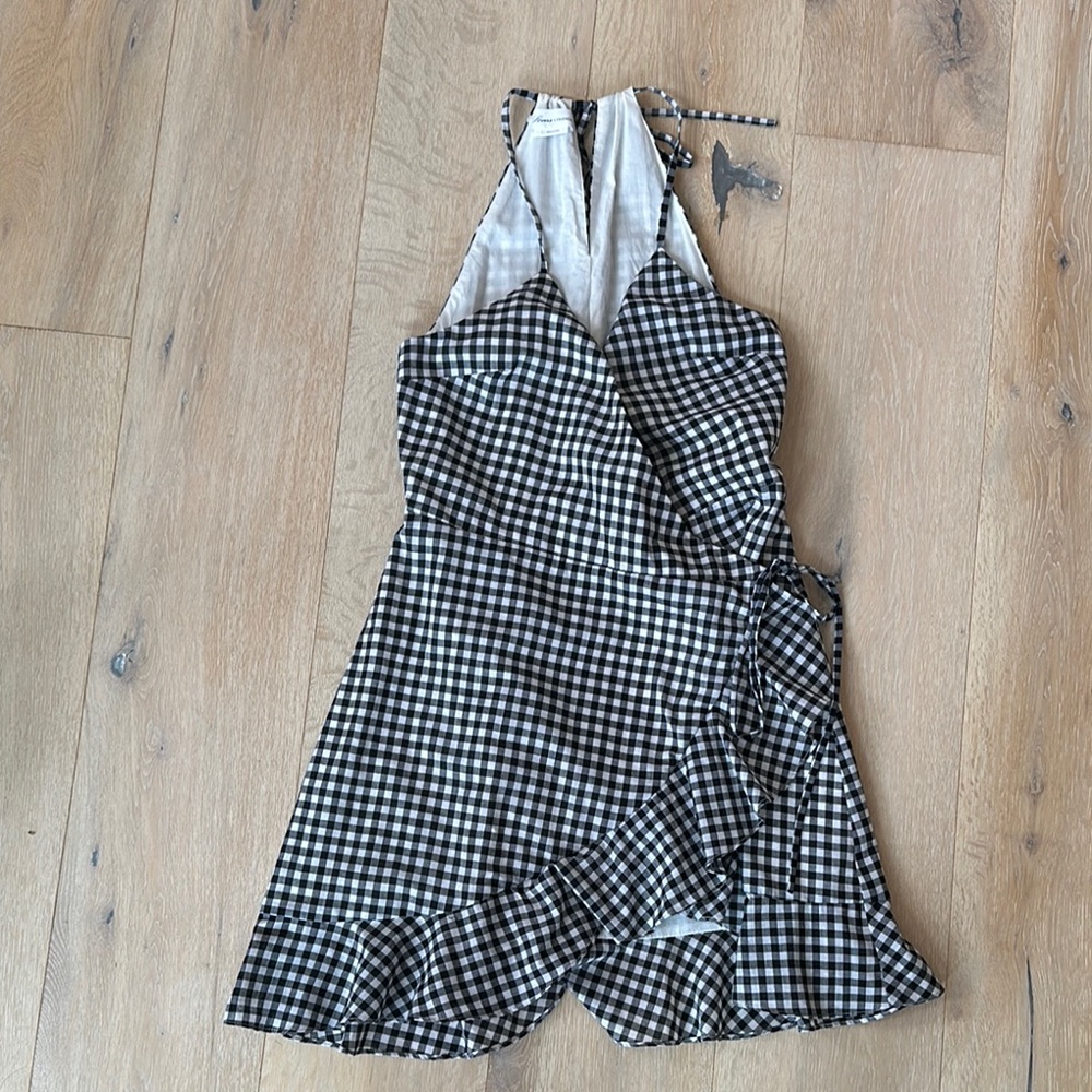 Lovers + Friends Chic Gingham Halter Dress